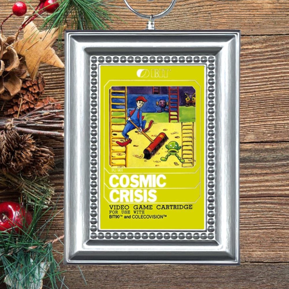 ColecoVision‎ Cosmic Crisis Video Game Memorabilia Christmas Tree Ornament